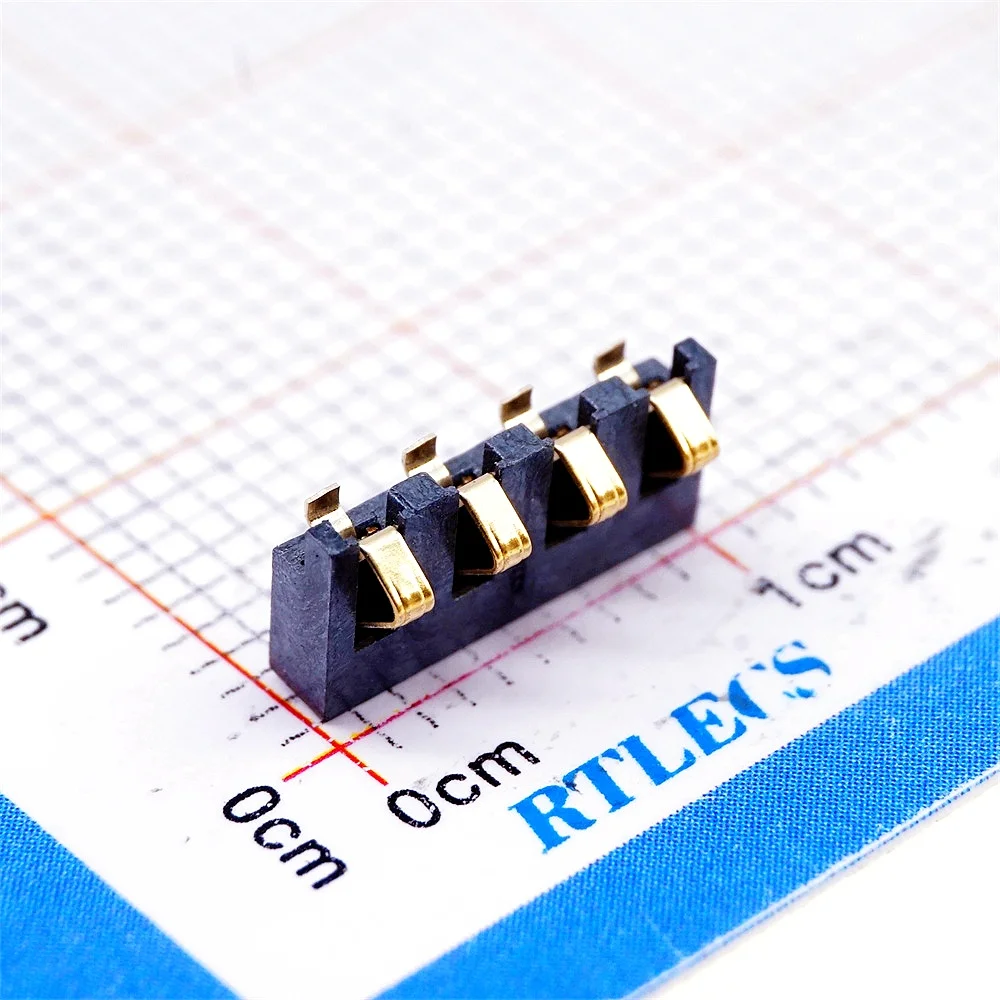 5 20 50 Pcs SMT 스프링 배터리 커넥터 4 핀 2.50mm 피치 로우 프로파일 2A 12V 리플로우 솔더 Moluar 압축  접점 남성 - AliExpress