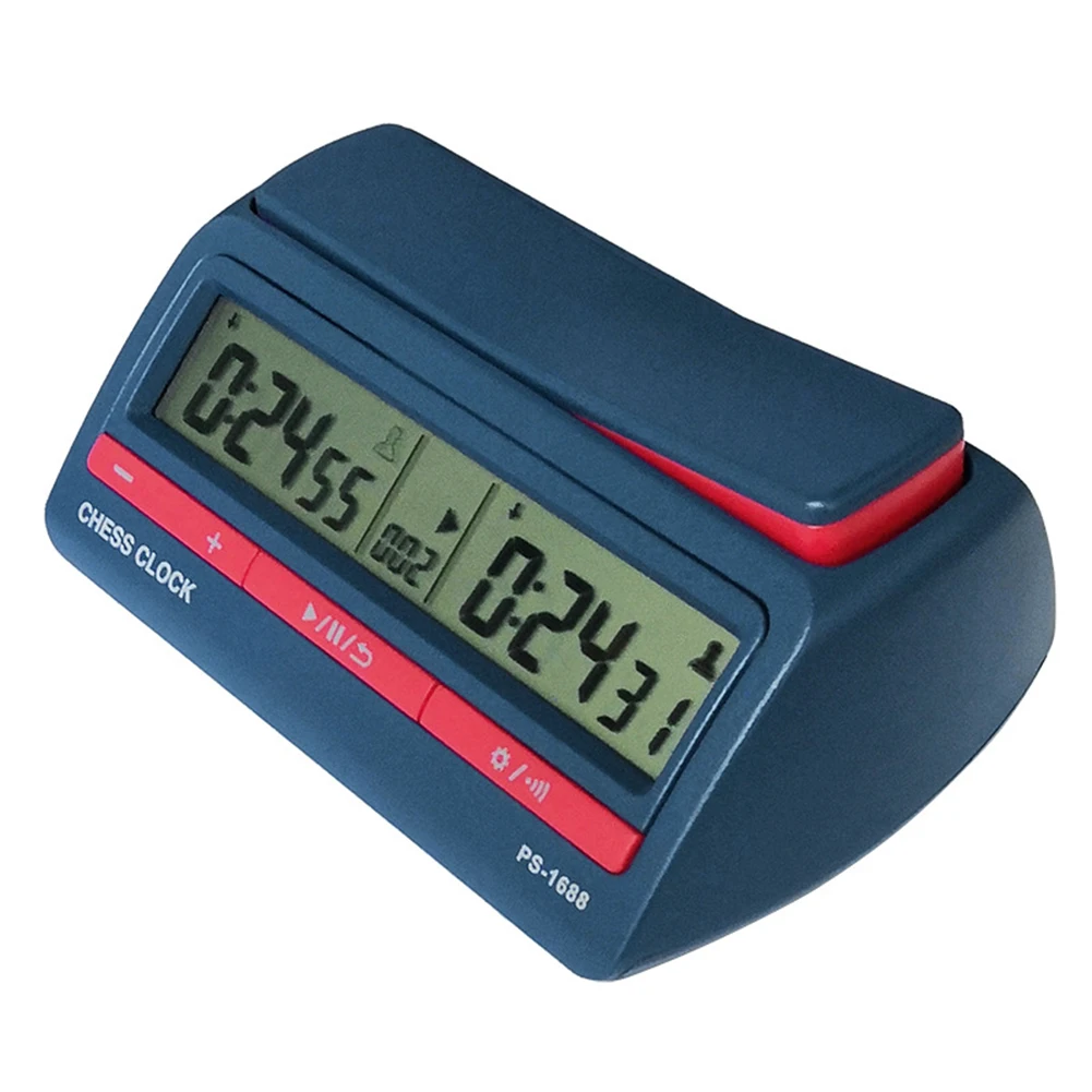 Chess Digital Timer Professional Count Up Down Timer Plastic Battery Powered Multifunctional Lightweight for Family Personal Use chess timer