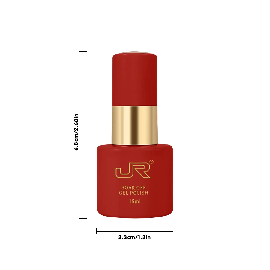JR 8pcs 15ml gel nail polish set Including Red Pink Nude Gel Polish Kit UV LED Soak Off Polish Home DIY gifts for girl 4