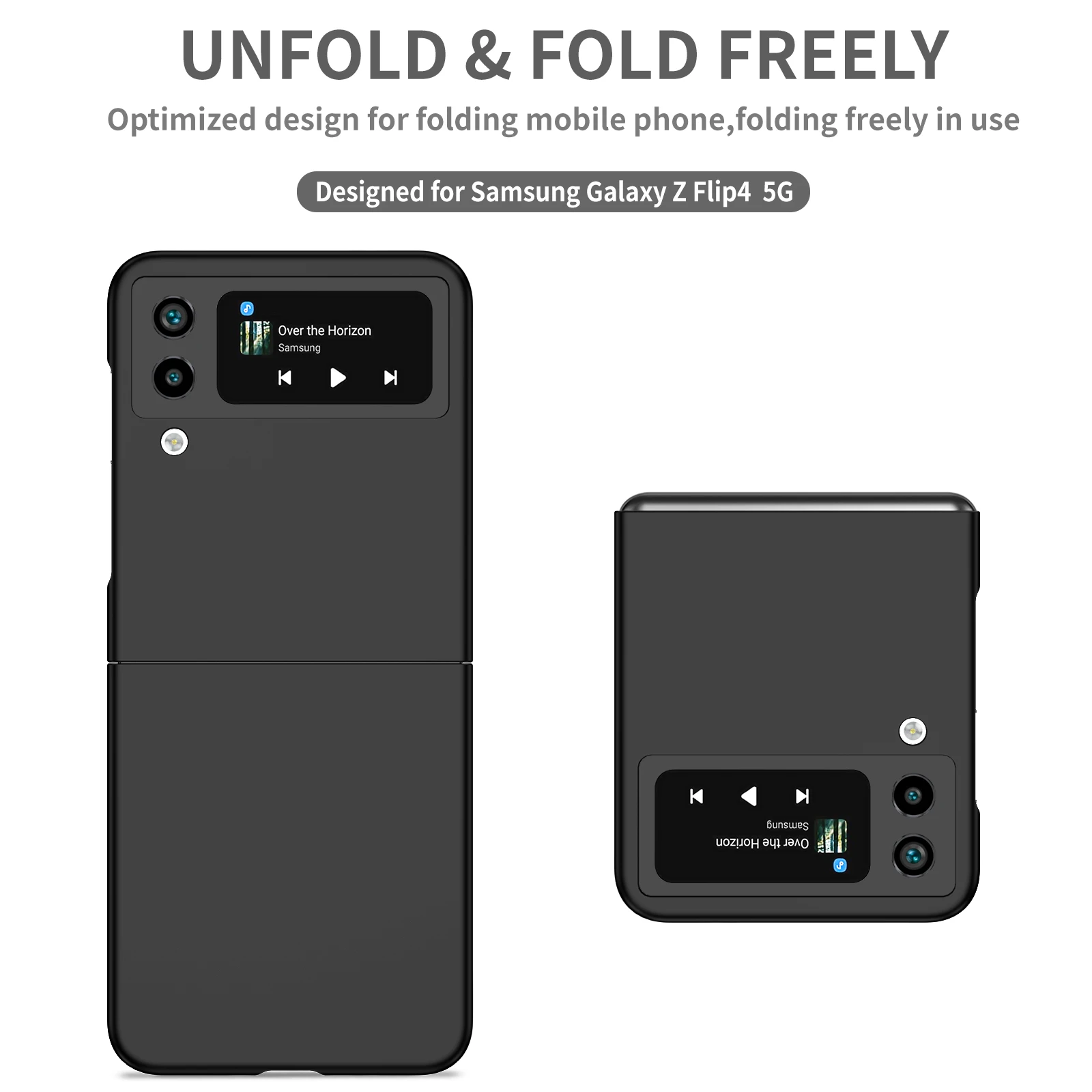 Sleek Ultra Thin PC Folding Phone Case - Fashion Collection