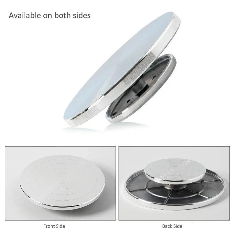 Aluminum Alloy Turntable Double Face Use 11-30CM Ceramic Clay Sculpture Platform Pottery Wheel Lazy Rotary Tools pottery wheel,ceramic tools,spinning turntable