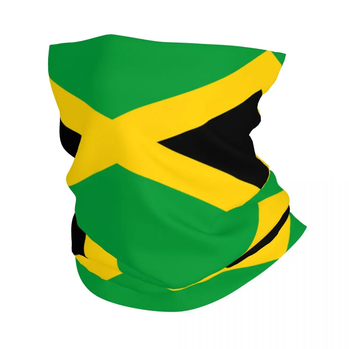 JamaicaFlagBandanaNeckGaiterPrintedJamaicanWrapScarfMultiuse