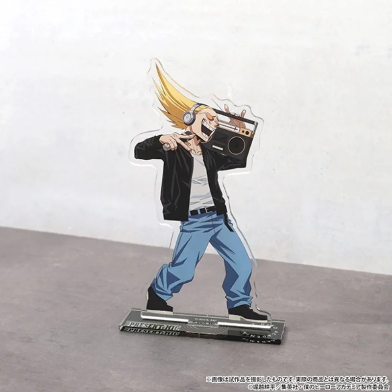 My Hero Academia Plate Desk Decor Rock Singer Stand Present Mic