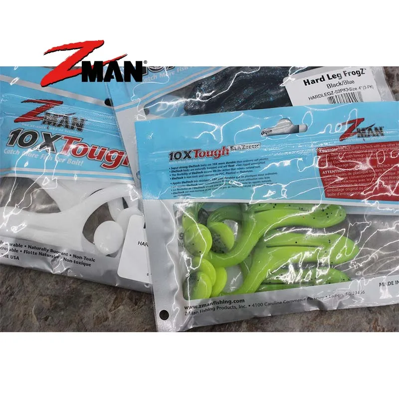 ZMAN Frog Soft Bait Hit Black Thunder Strong Frog Type HARD LEG FROGZ Fake  Bait Lua Bait Realistic Fishing Bait - AliExpress