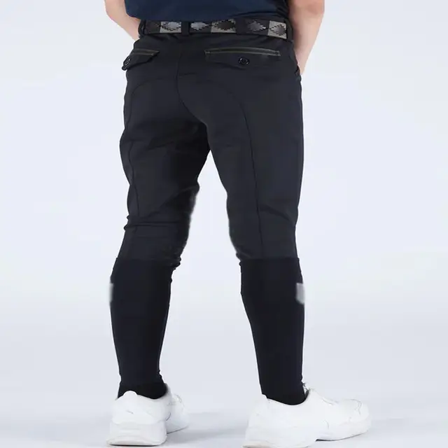 MXLLINA Boys Equestrian Pants Knee Silicone Horse Riding Leggings Child Competition Show High Quality Sport Tights Kids Clothes 6