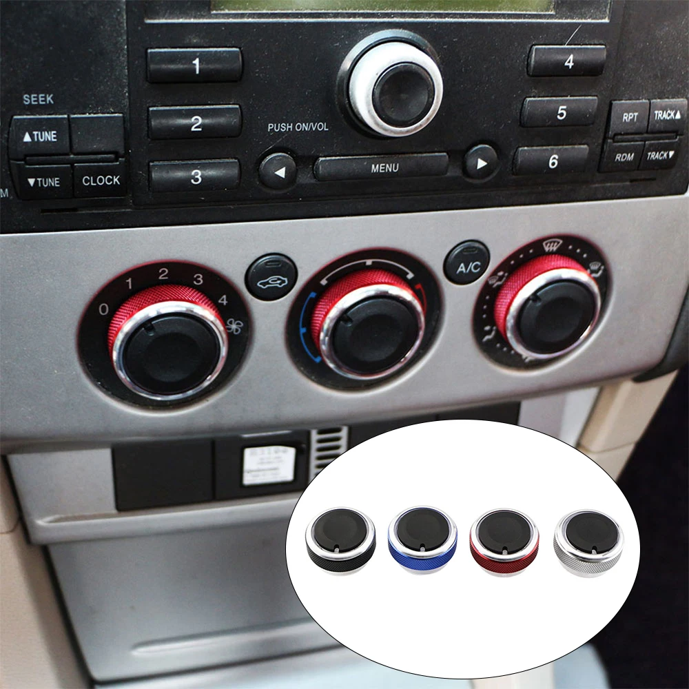 3PsSetACKnobforFordFocus2MK2Focus3MK3MondeoCarAir