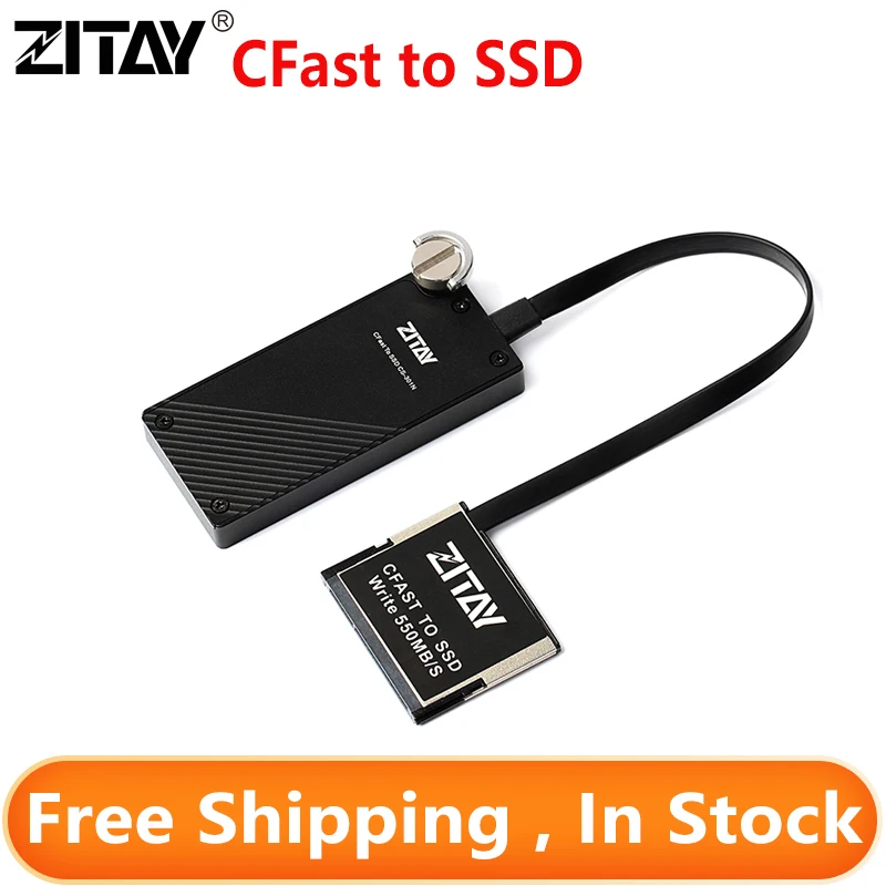 Zitay Cfast A Ssd Adapte Per Phase One Leica Canon Mk Ii Blackmagic Cfast 2.0 Scheda Di Memoria Per Adattatore Ssd Msata
