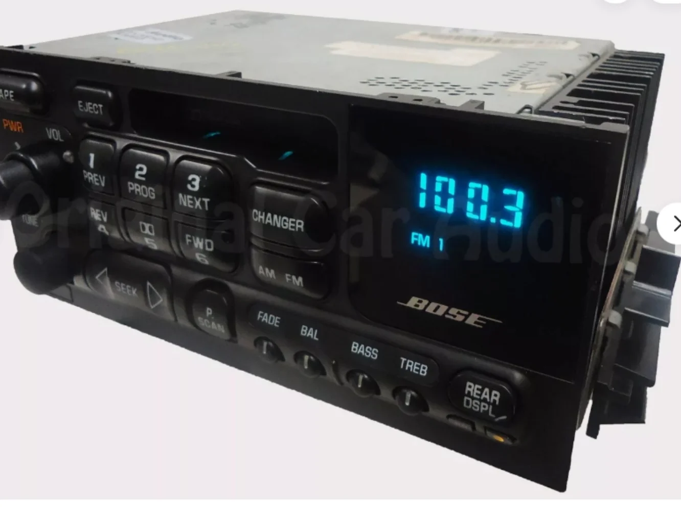 GMC OEM مصنع BOSE ستيريو AM FM راديو الشريط كاسيت سطح السفينة استقبال الصوت شاشة عرض LCD