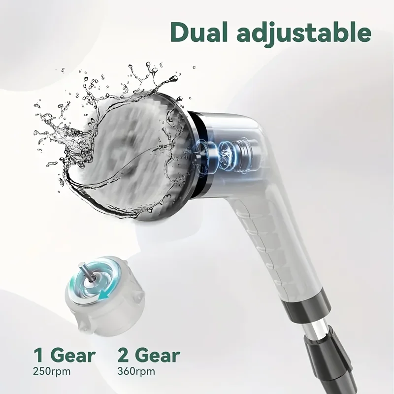 9-in-1 Cordless Electric Spin Scrubber