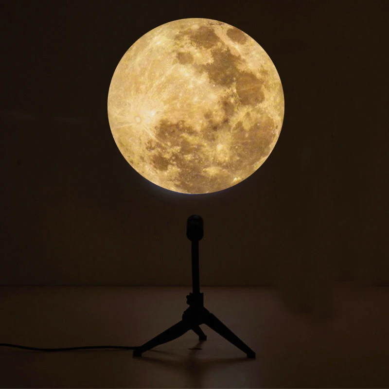 Moon Earth Planet Christmas Gift Sky LED Lamp Projector Night Light Desk  Lamp