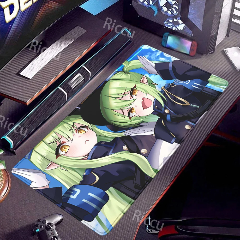 Blue Archive Tachibana Twins Mauspad Beliebte große Gamer XXL-Tastaturmatte Oni MouseMat 900 x 400 mm Gummi-Schreibtischunterlage GamingMousepad – Detail 1
