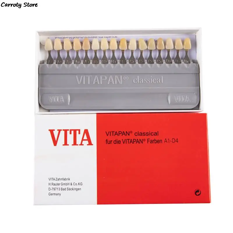 

Tooth Whitening Guide Dental Vita 16Colors Tooth Model Colorimetric Plate Beauty