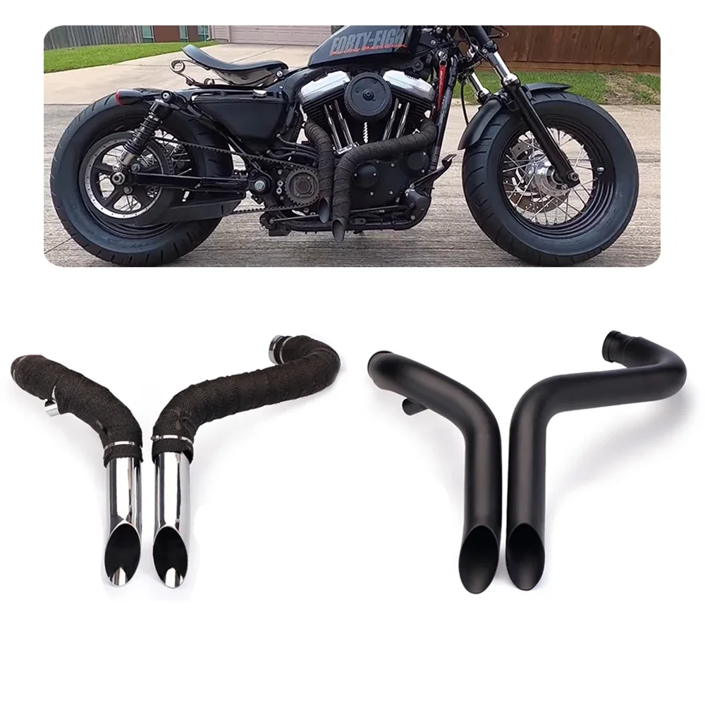 

Модификация мотоцикла для Harley VH прямой выхлопной трубы 883 1200 48 XL883N выхлопная труба X48 ультра короткая выхлопная труба
