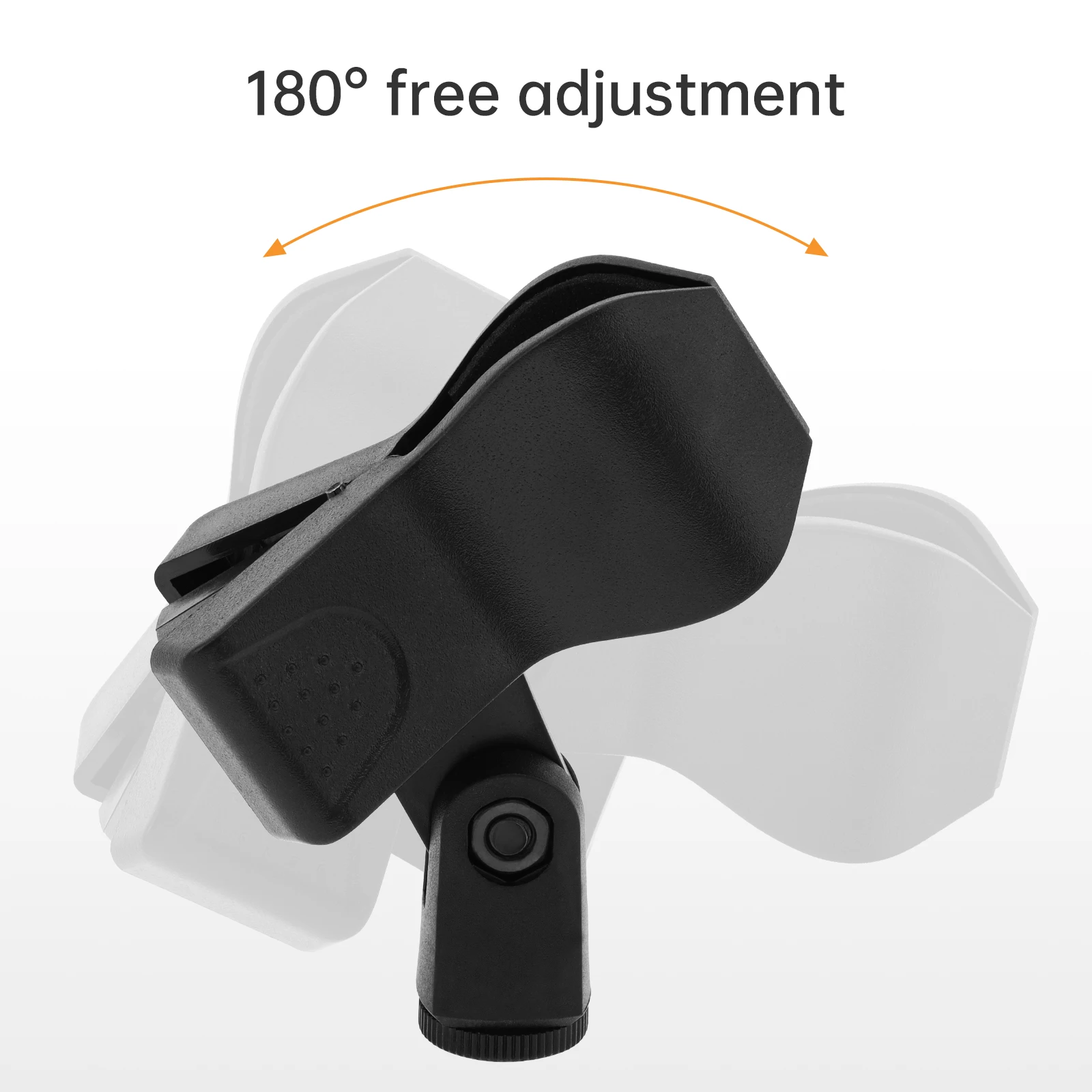 Universal Microphone Clip Clamp Bracket 1/4 Inch Condenser Microphone Clip Live Tripod Stand Accessories 1pcs microphone mount clamp