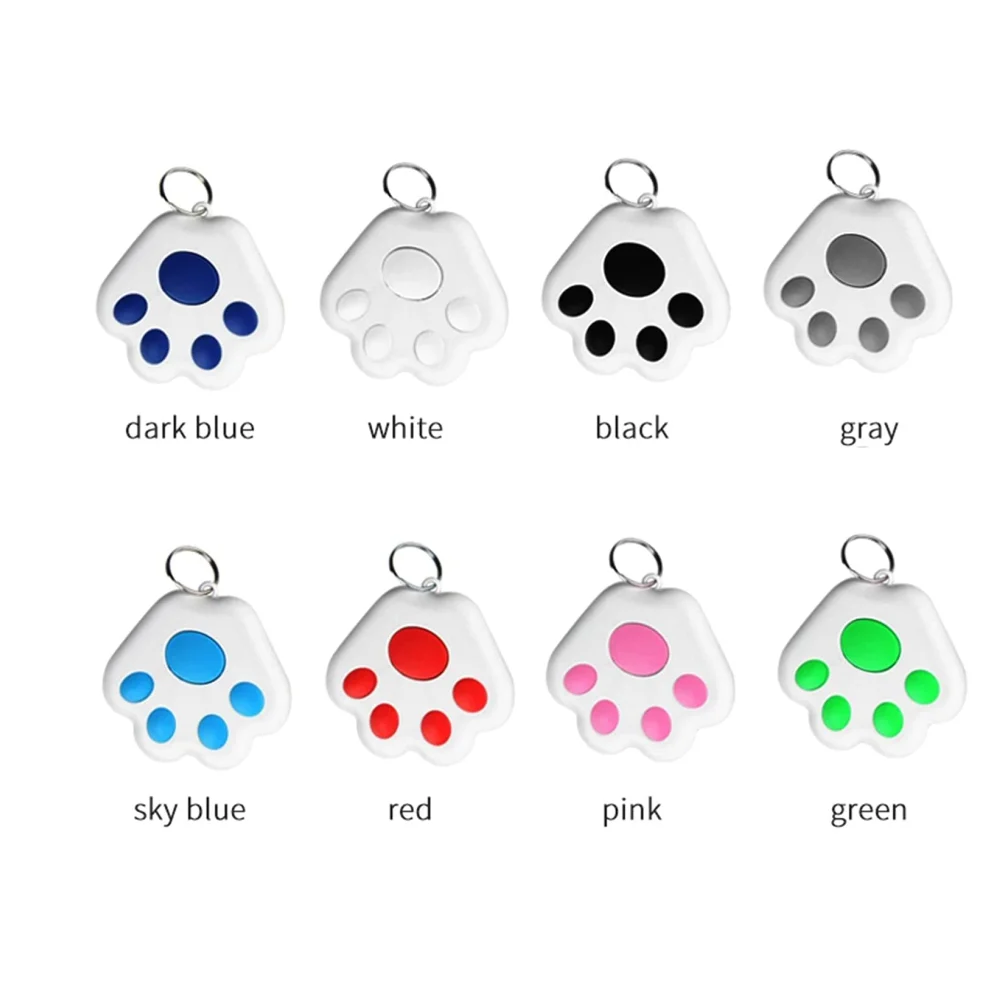Mini Wireless Bluetooth Pet GPS Tracker Hidden Smart Anti Lost Tracking Device For Dogs Cats Locator Pet Collar Accessories bluetooth tracker smart tracker animal tracking collar