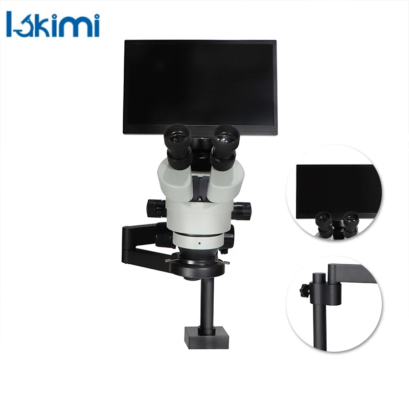 전기 전문 현미경 납땜 삼안 스테레오, 4K HDMI USB 쥬얼리 작동, 디지털 비디오 용접, 골드스미스 휴대폰