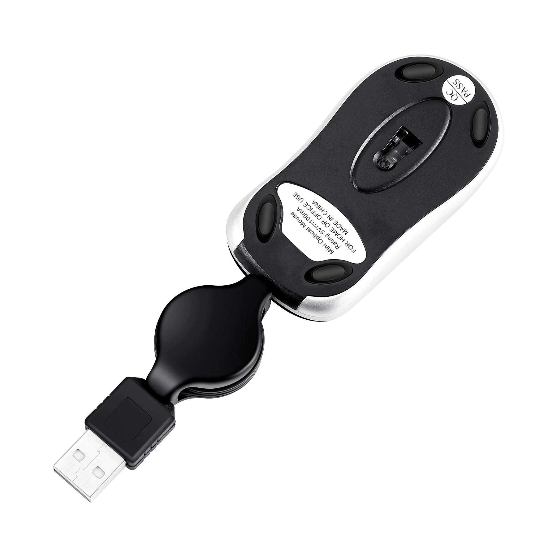 Retractable Mini Wired Mouse Ultra-lightweight Design USB Gaming Mice Computer peripheral accessories For PC Laptop