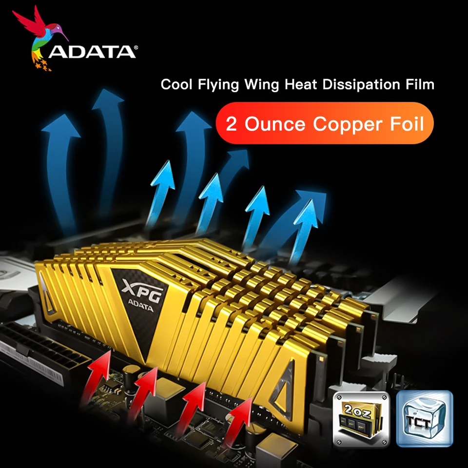 ADATA XPG Z1 PC4 8GB 16GB 32GB DDR4 3200 3600 MHz PC RAM Memory