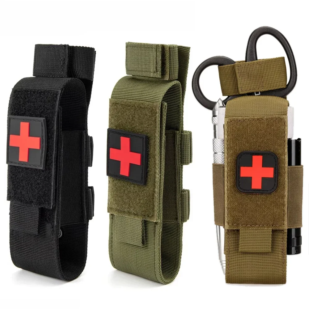 First Aid Kit Outdoor Bag Outdoor Camping Adventure EDC Tourniquet Storage Bag Molle Portable Bags Field Survival Protection First Aid Bag Accessories