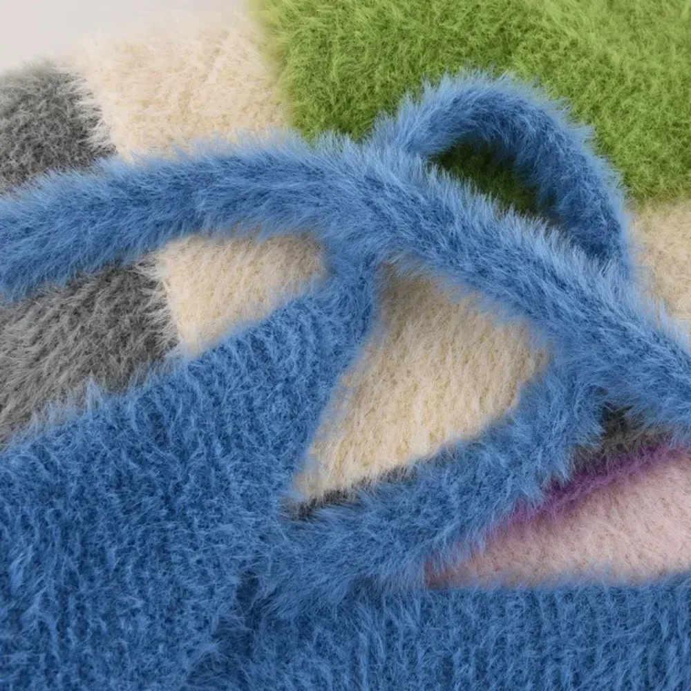 Fashion French Style Tie Headband Hat Knitted Yarn Women Headscarf Keep Warm Lace-up Cover Headband Autumn