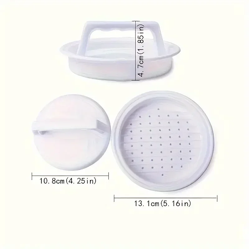 Professional Stuffed Hamburger Press Kit-Plastic Burger Maker Mould & Meat Patty Press Kitchen Tool for Homemade Gourmet Burgers