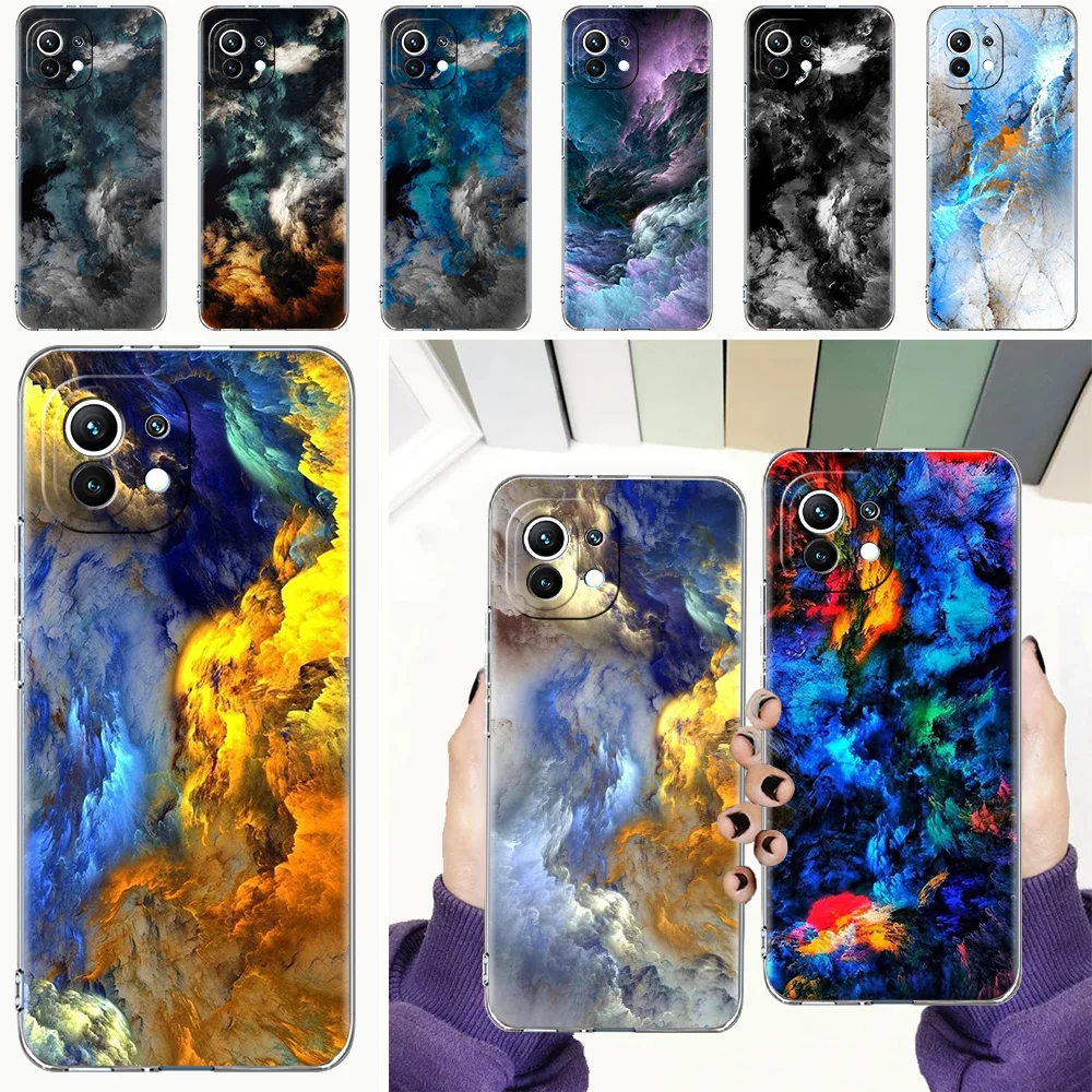 Ink Wash Starry Sky Galaxy Phone Case Cover