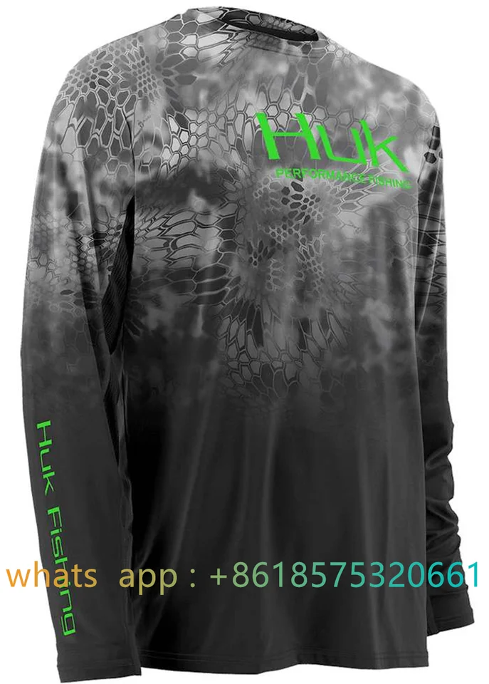 Daiwa Manches Longues Chemise Camouflage Gris Gr. L à