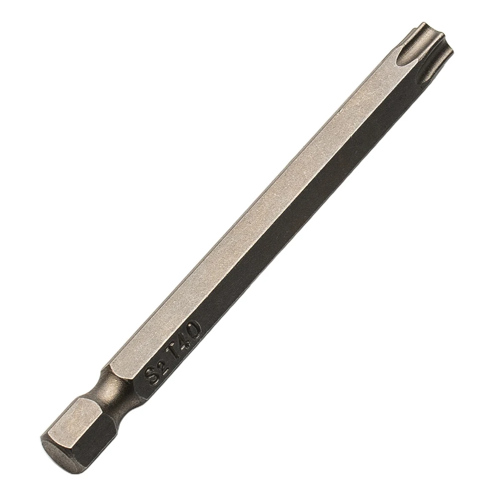 Torx-Schraubendreher-Bit, Magnetkopf-Schraubendreher-Set / T7/T8/T9/ T15/T20/T25/T27/T30/T40 75 mm, extra langes Elektrowerkzeug-Teil – Detail 2