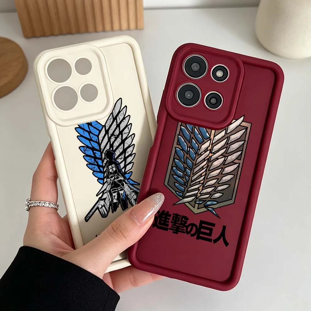 Attack On Titan Logo Silicone Phone Case