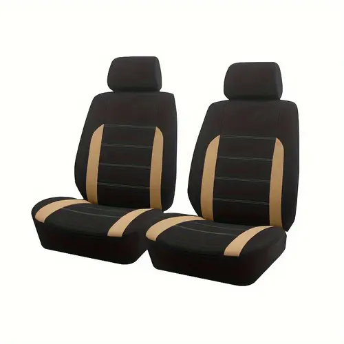 AUTO PLUS Sports Universal Polyester Car Seat Cover Set Fit Most Car Plain Fabric Bicolor Stylish Car Accessories Seat Protector - Image 11
