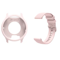 Silicone Replacement Strap and Protective Case (Pink)