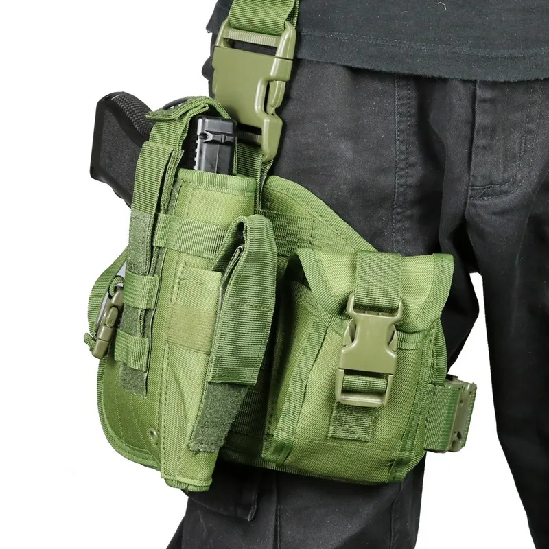 Waterproof Nylon Tactical Thigh Holster for Outdoor Hunting