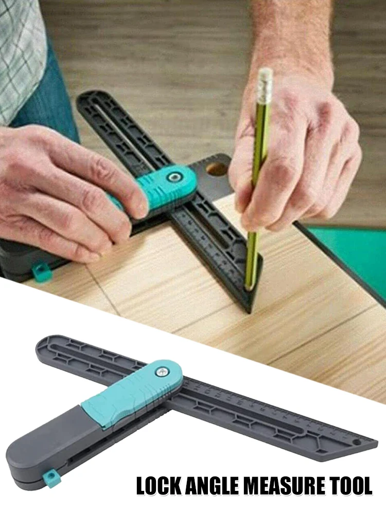 Adjustable Angle Ruler with Lock Quick Dial Joinery Accessories Contour Edge Rule Protractor Goniometer Gauge Measure Tool digital angle protractor carpenter measuring tool angle measuring tool angle protractor