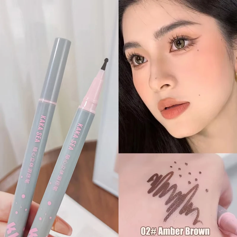Natural Lifelike Fake Freckle Makeup Pen Liquid Lightweight Round Head Fake Spot Pen long Lasting Waterproof Face Dot Mole