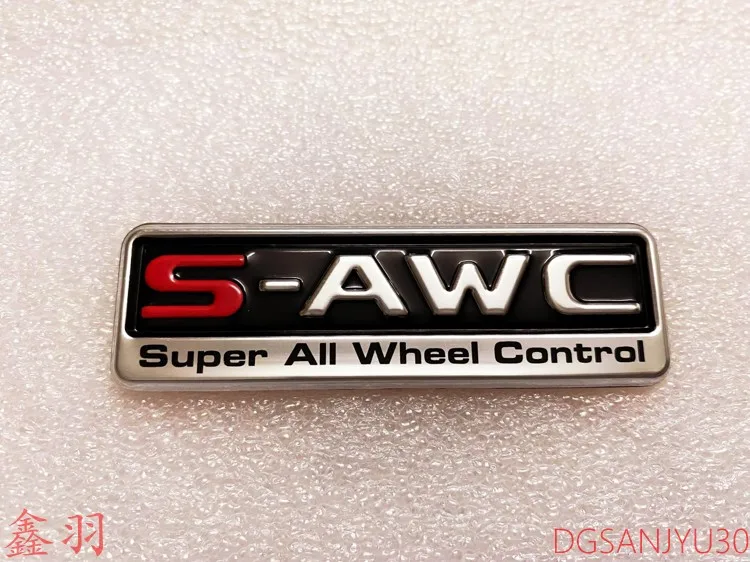 DECAL,S-AWC 슈퍼 올 휠 컨트롤, SAWC 마크, A9911SLC02, 80x25mm