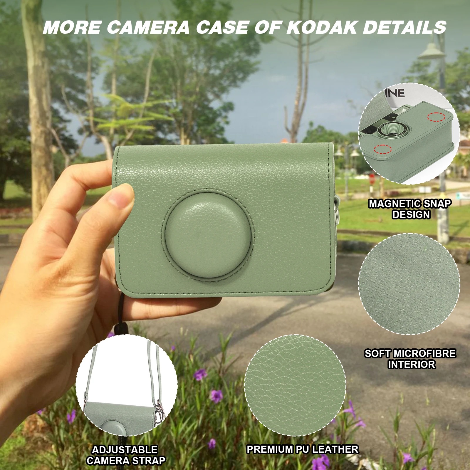 For KODAK H35 H35N Frame Film Camera Camera Case Storage Holder Organizer for Kodak F9 F9S M35 M38 I60 Paper Shoot kamera