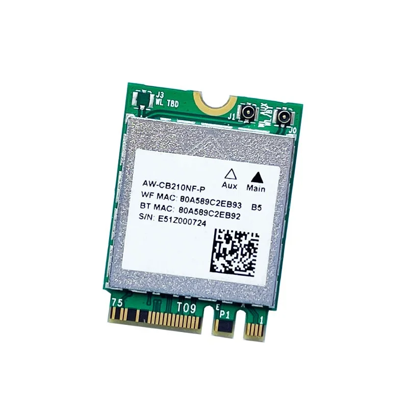 

Новая беспроводная сетевая карта Wi-Fi Bluetooth 4.1 для Broadcom BCM94356ZAE 802.11ac 2,4G/5,0 ГГц NGFF 867 Мбит/с