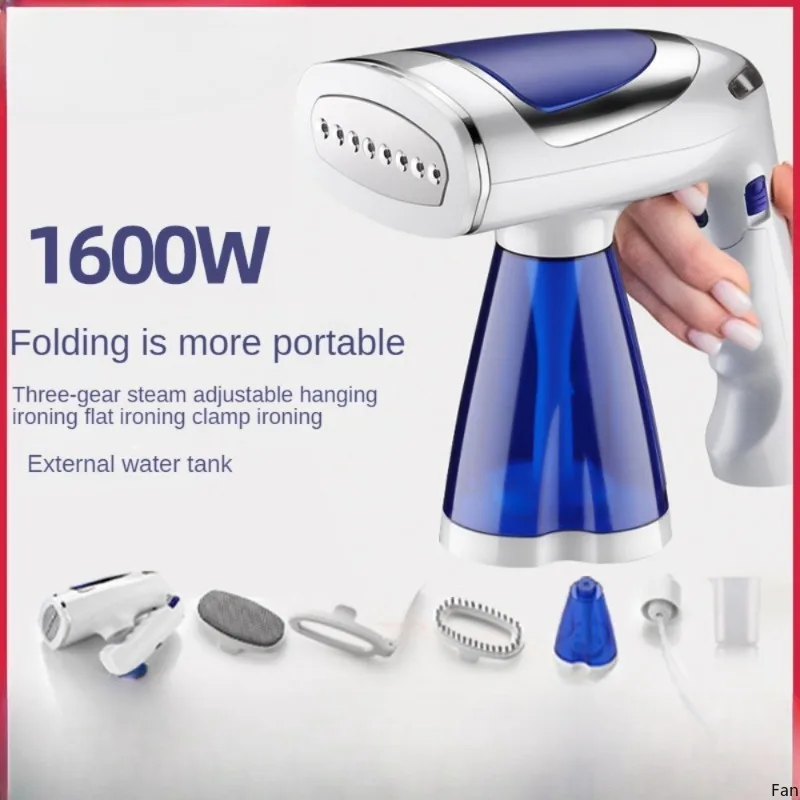 

Steam Iron 110-220V Temperature Adjustment 250ml Water Tank Travel Mini Folding Steamer 1600W Handheld Steam Iron for Home Use