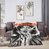 Blanket Flannel warm comfort  soft plush blanket for sofa living Singer g-Gaga room office lady Mayhem bedroom travel gift 5