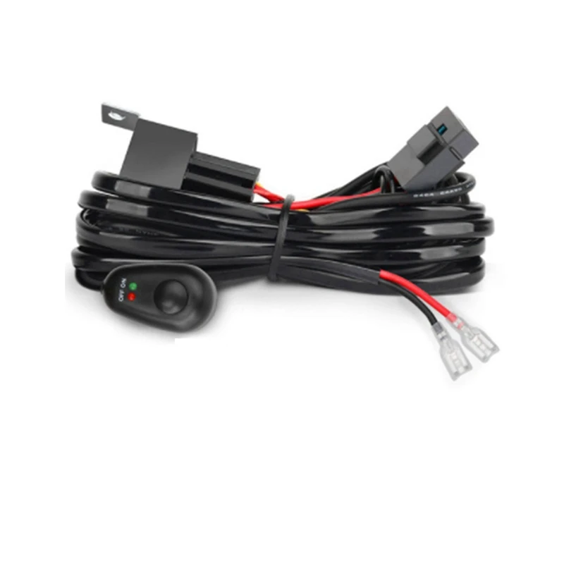 

6X Wiring Harness Kit For 1 Light Fuse On-Off Switch 12V 40A Relay 180 W/ 300W For 4-52 Inch LED Work Light Bar
