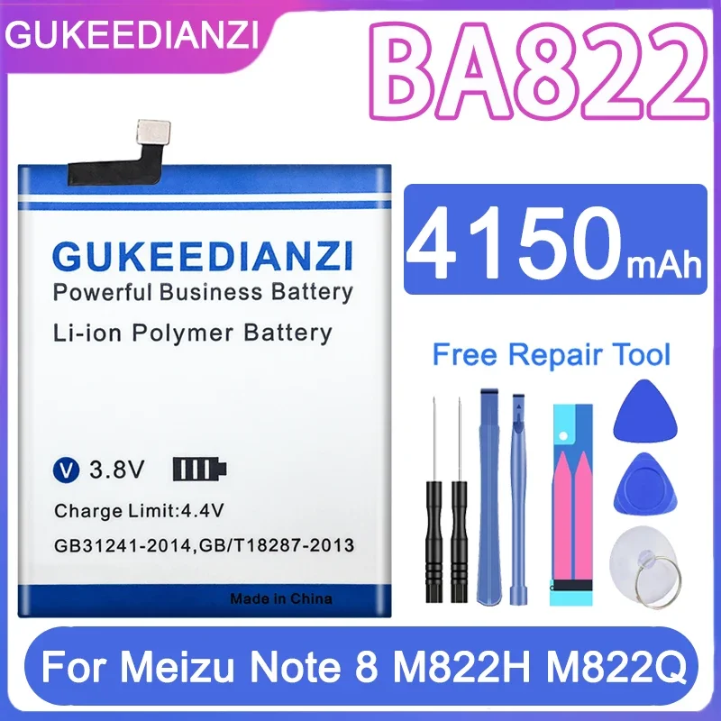 

GUKEEDIANZI Replacement Battery BA822 4150mAh For Meizu Note 8 Note8 M822H M822Q
