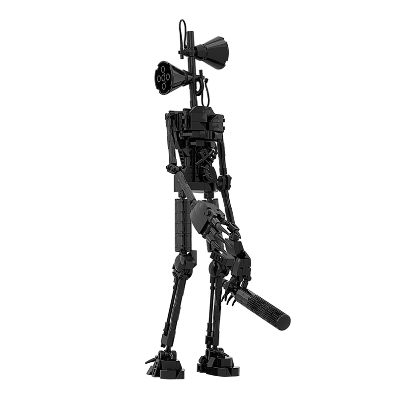 Moc Horror Game Scene Siren Head Classic Mechanical Monster Building Block Assembly Model Mechanical Juguetes Boy Toy Gift 6