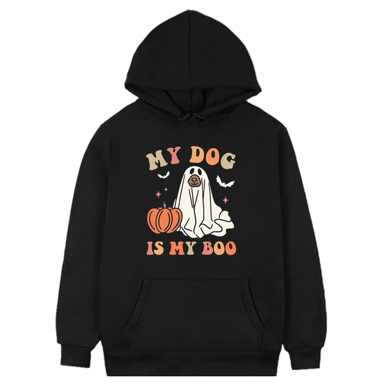 Boo Sweatshirt Mom Hoodies Dog Lover Clothes Halloween Dog Sweatshirt Funny Halloween Hoodie Aesthetic