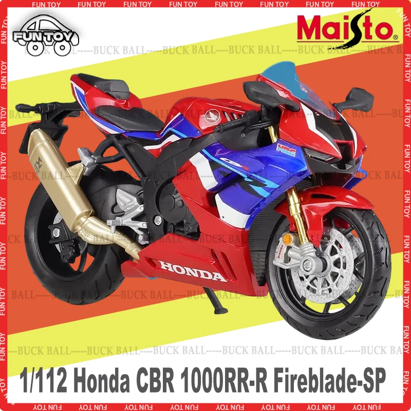 

Двигатель Maisto Honda CBR 1000RR-R Fireblade-sp, мотоцикл в масштабе 1/12, локомотивная модель из сплава под давлением, украшение автомобиля, игрушки для мальчиков Gk