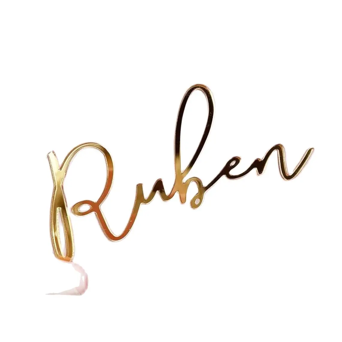 Single Name/Word Cake Charm,custom name birthday cake decoration，wedding cake topper,acrylic letter name decoration
