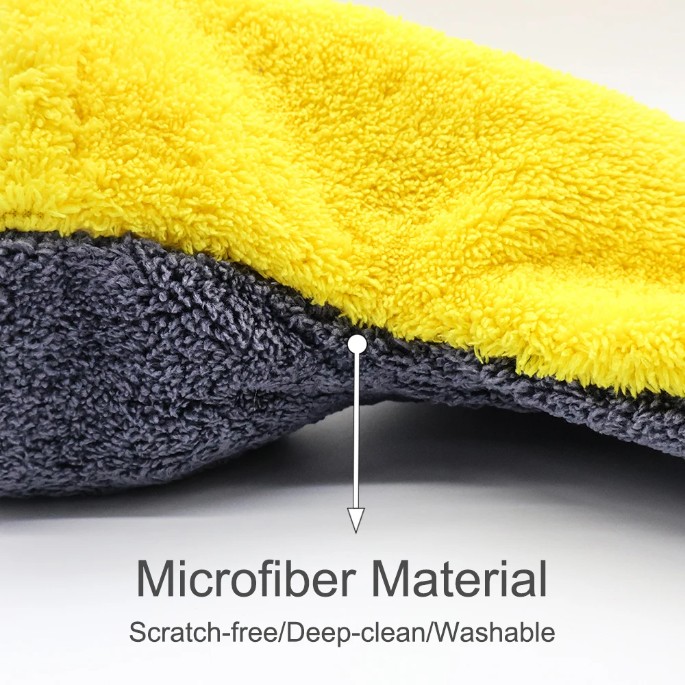 Microfiber Car Wash Glove Five Fingers