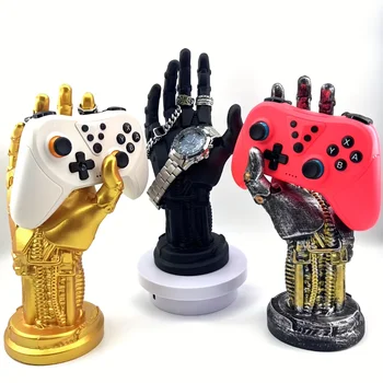 Mechanical Arm Gaming Controller Holder Headphone Stand Desktop Storage For SONY PS5 PS4 Gamepad Bracket Airpods Max Men Gifts