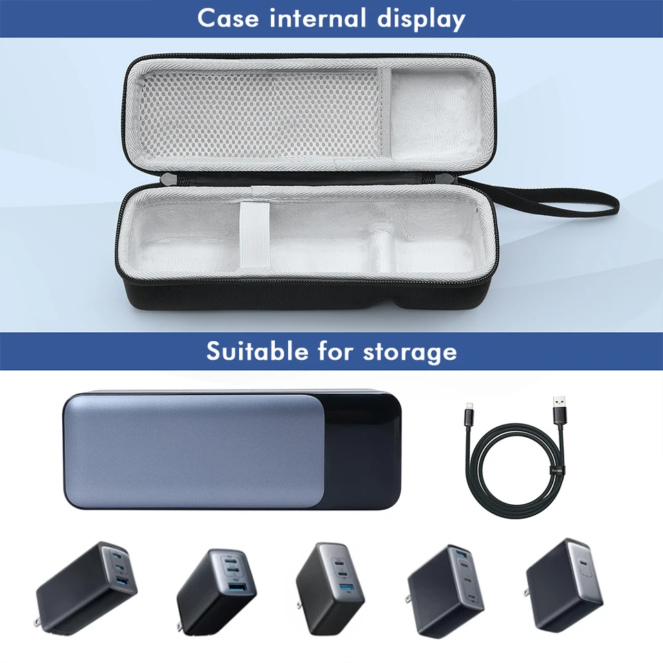 【新品未使用・別売りケースセット】Anker 737 Power Bank Amazon | WERJIA 収納ケース対応 Anker 737 Power Bank