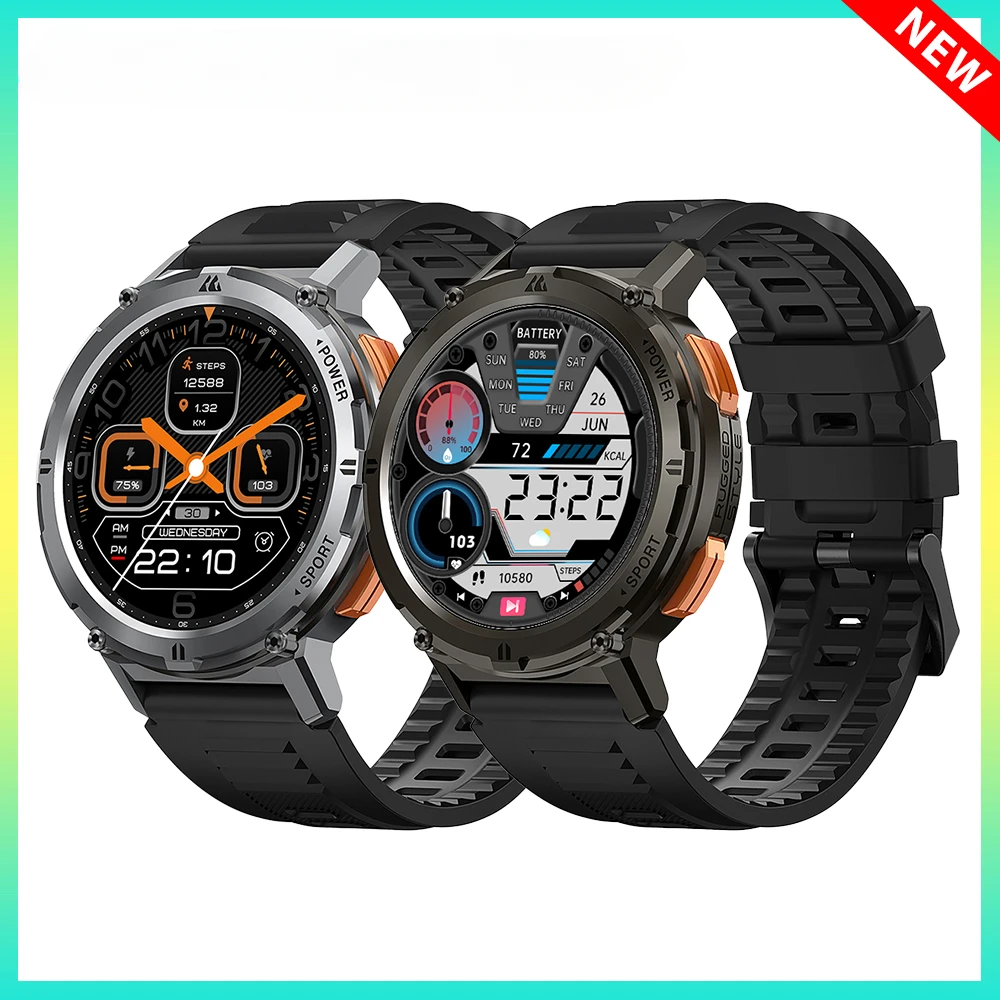 

Original New TANK T2 Ultra Military Smart Watch Men Smartwatch Women Fitness Electronic Watches AMOLED AI Voice AOD Bluetooth
