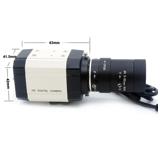 4MP 30fps 2560x1440 High Speed UVC USB Webcam 5-50mm / 2.8-12mm Varifocal  Zoom Lens option 720P USB 1280*720 USB Camera 3